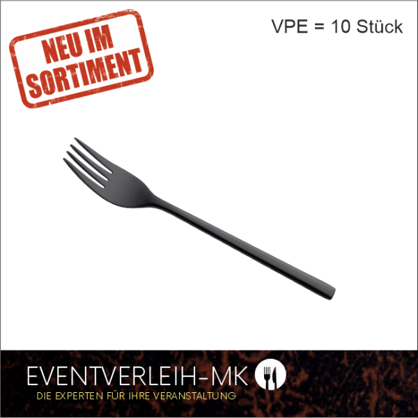 Menügabel 18/10 - Vintage/Schwarz